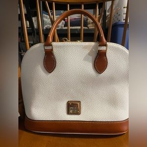 Dooney & Bourke Pebble Grain Zip Zip Satchel